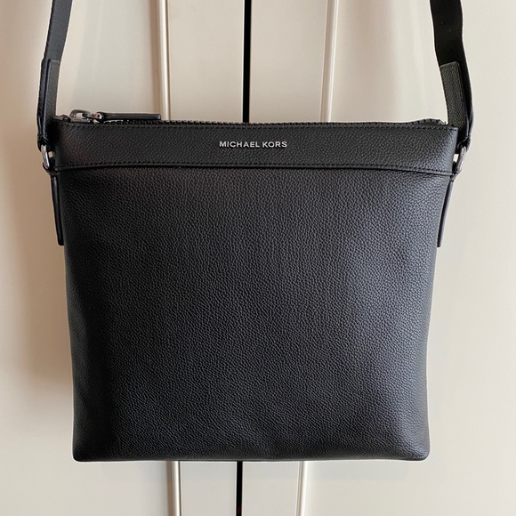 Michael Kors Leather Messenger Bag - Picture 3 of 7